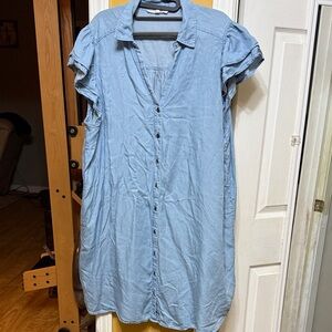 Jane and Delancey Blue Midi Dress